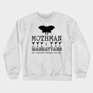 Paranormal Pours: Mothman and Manhattans Crewneck Sweatshirt